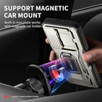 TONGATE for Z Fold 6 Case with Ring Stand, Built-in S Pen Holder & Glass Screen - Image 9