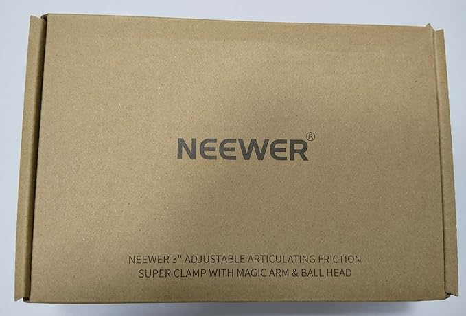 NEEWER Super Clamp with 3" Dual Ballhead Magic Arm, Ball Head Adapter, Cold Shoe - Image 9