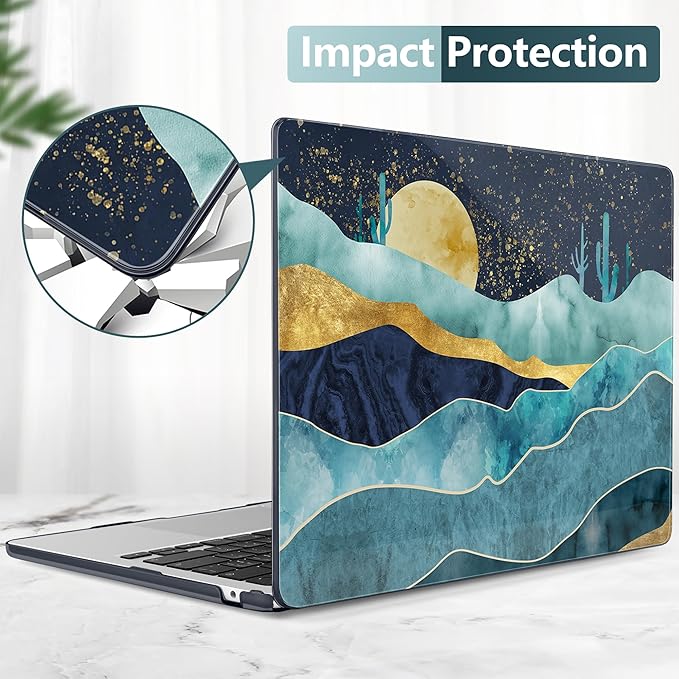 TWOLSKOO Compatible with M4 MacBook Air 13.6 inch Case 2025-2022 Release M4 - Image 6