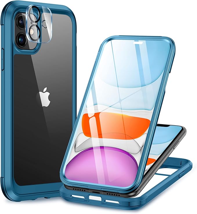 Miracase Glass Series for iPhone 11 Case 6.1 inch, Upgraded Full-Body Rugged by Miracase