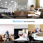 HDMI 20X Optical Zoom PTZ Conference Room Camera System, 1080P 60fps USB3.0 - Image 9