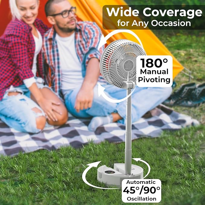40000mAh Battery Operated Camping Fan - Image 4
