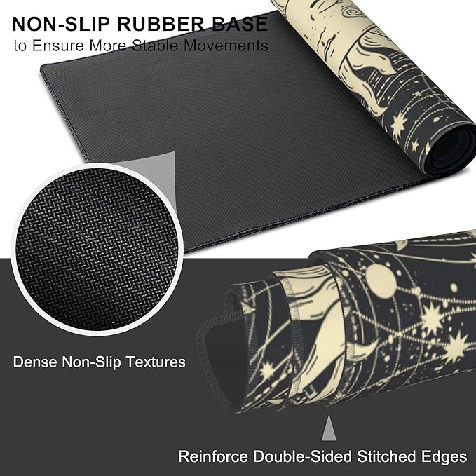 Mouse Pad, Large Golden Sun - Image 3