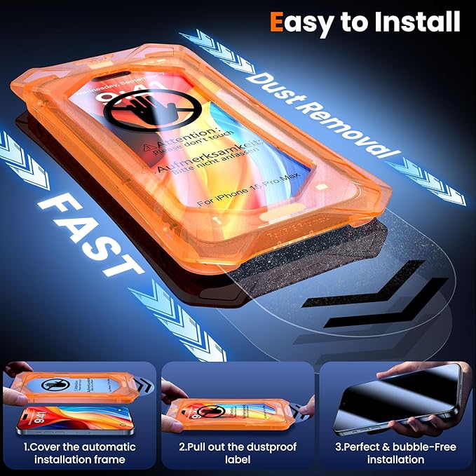 UniqueMe for iPhone 15 Plus Screen Protector - Image 2