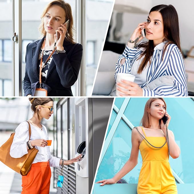 Universal Phone Lanyard with Wrist Strap, Adjustable Crossbody Cell Phone - Image 5