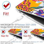 MEEgoodo for MacBook Air 13.3 inch Case 2021 2020 2019 2018 A2337 M1 A2179 A1932 - Image 2