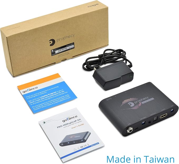 gofanco Prophecy Intelligent 1x2 HDMI Splitter 4K 60Hz HDR – 4K @60Hz 4:4:4 - Image 9