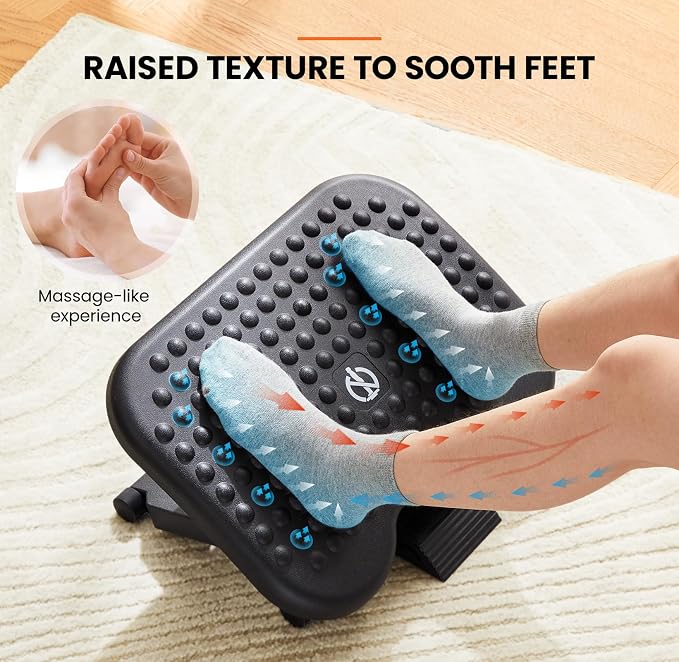 ErGear Under Desk Footrest, Adjustable Foot Rest - Image 4