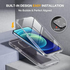 Miracase Glass Case for iPhone 12/12 Pro 6.1 inch, Upgraded Full-Body Rugged - Image 3