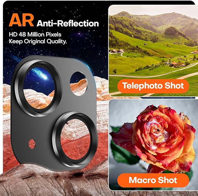 Camera Lens Protector for iPhone 15/iPhone 15 Plus/iPhone 14/iPhone 14 Plus - Image 4