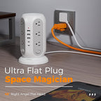 TESSAN Tower Power Strip with Individual Switches, Surge Protector with 12 - Image 9