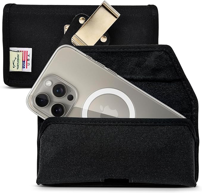 Turtleback Belt Clip for iPhone 16 Pro, 15 pro 14 Pro 13 Pro -Small- Fits by Turtleback