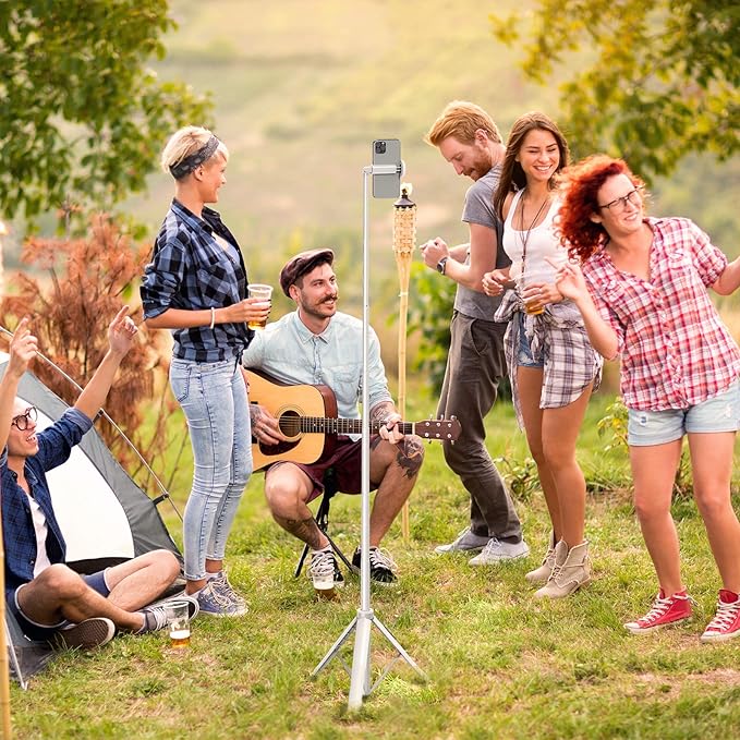 ATUMTEK 51" Selfie Stick Tripod, All in One Extendable Phone Tripod Stand - Image 3