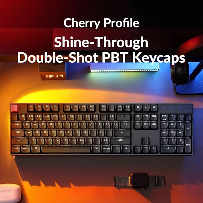 Keychron K10 Full Size Layout White LED Backlit Hot-Swappable Mechanical - Image 6