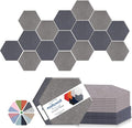 Mollywell Hexagon Acoustic Panels, High Density, Soundproofing, Decorative by Mollywell