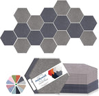 Mollywell Hexagon Acoustic Panels, High Density, Soundproofing, Decorative by Mollywell