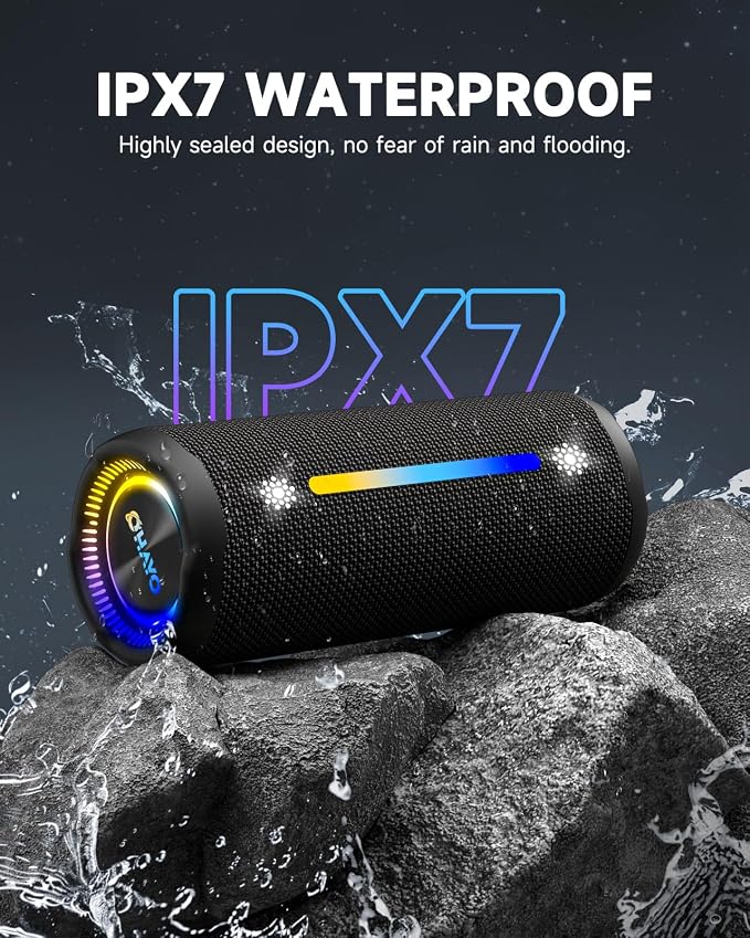 Bluetooth Speakers Wireless Loud Stereo Sound IPX7 Waterproof Outdoor Portable - Image 7