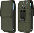 Phone Holster for Belt with Metal Clip and Magnetic Closure Compatible with by ACCKUO