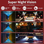 2025 Dash Cam, 3 Channel Dash Cam Front and Rear Inside, Interior Car Camera - Image 6