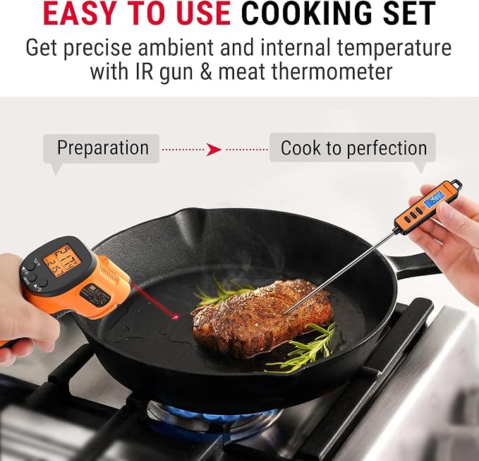 ThermoPro Temperature Gun, Infrared Thermometer Gun - Image 2