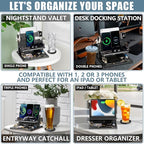 Black Wood Phone Docking Station - Image 2