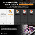 TECWARE Phantom+ Elite 87 Key RGB Mechanical Gaming Keyboard, LED Backlit - Image 3