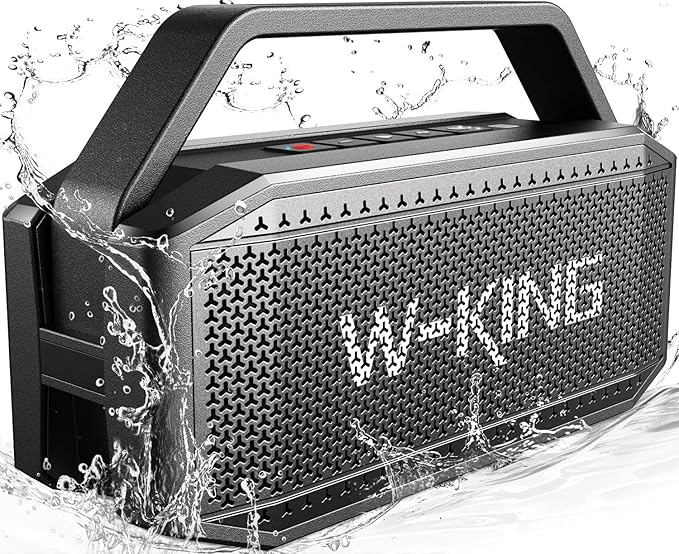 W-KING Portable Loud Bluetooth Speaker, 100W Max Waterproof Outdoor Speakers by W-KING