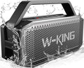 W-KING Portable Loud Bluetooth Speaker, 100W Max Waterproof Outdoor Speakers by W-KING