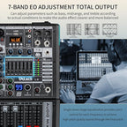 8 Channel Streaming Audio Mixer, Sound Board Mixing Console - Image 4