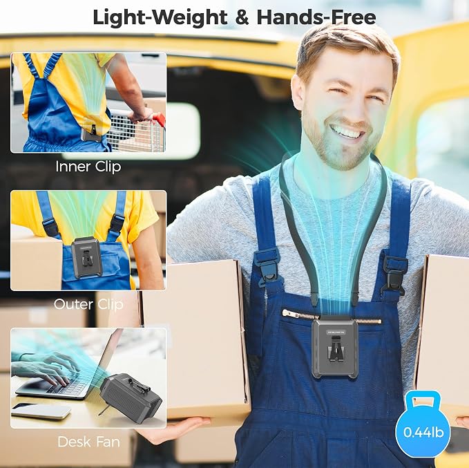 COMLIFE Portable Mini Waist Fan - Image 4