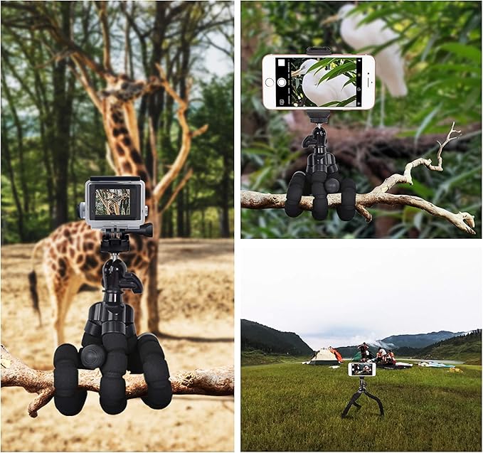Phone Mini Tripod, Ruittos Premium Flexible Mobile Phone Tripod Stand Compatible - Image 6
