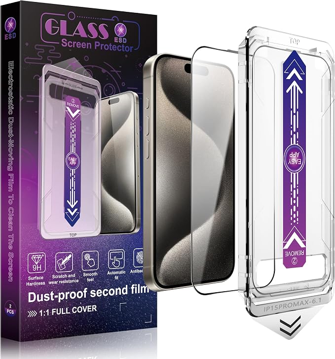 2 Pack Screen Protector Tempered Glass by SHANG+PIN+JIA