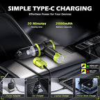 Handheld Car Vacuum with 15000PA Power, 4 in 1 Small Powerful Cordless Vacuum - Image 5
