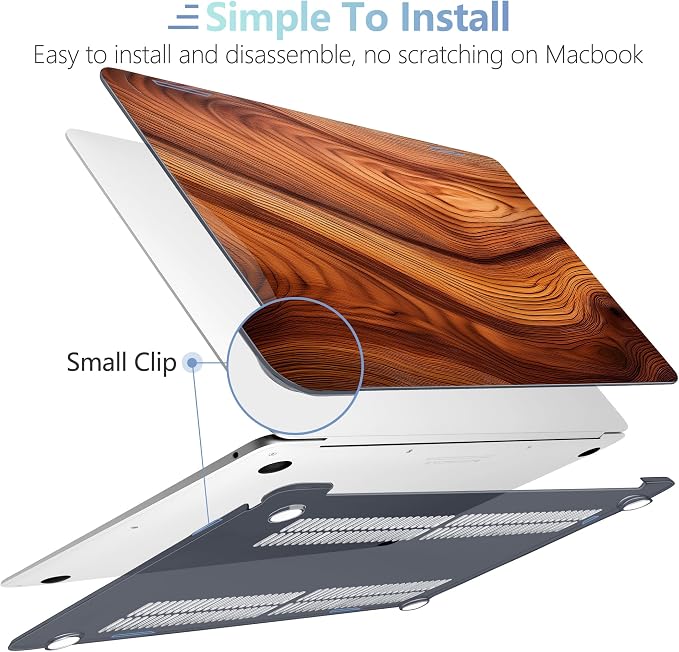 MEEgoodo for MacBook Air 13.3 inch Case 2021 2020 2019 2018 A2337 M1 A2179 A1932 - Image 5