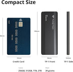 Timetec 1TB Portable External SSD USB3.2 Gen2 Type C Up to 550MB/s Ultra-Light - Image 3