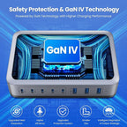 USB C Charger 415W USB C Charger Block, 8-Ports GaN IV Fast Charging Station Hub - Image 6