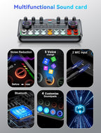 SINWE USB Audio Interface for Smartphone & PC: Plug-and-Play Live Sound Card - Image 3
