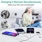 Multi Charging Cable 4 in 2 for Apple Watch Charger i-Phone, Travel 4 in 2 - Image 4