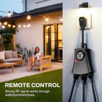 Lights Plug Timer Outdoor, Dusk to Dawn Electrical Timer Switch - Image 8