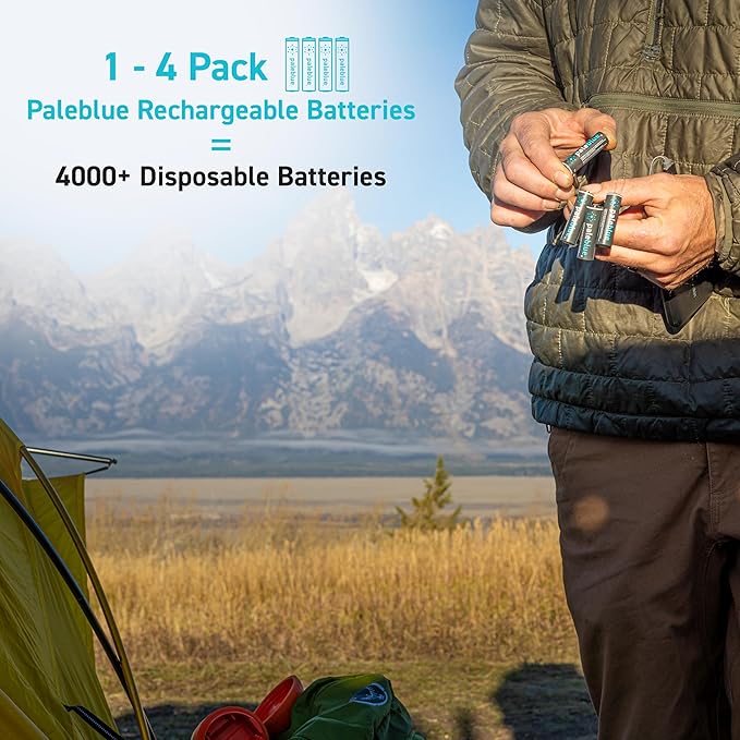 paleblue USB Rechargeable AA Batteries - Image 4