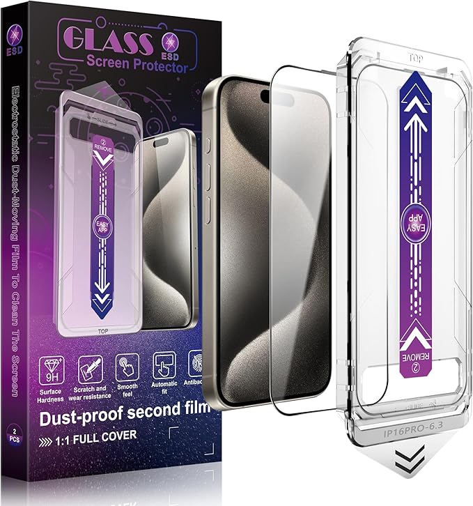 2 Pack Screen Protector Tempered Glass by SHANG+PIN+JIA