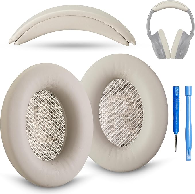 Replacement QC Ear Pad and Headband Pad Kit Cushion. Compatible by AccessoryHouseGlobalUSA