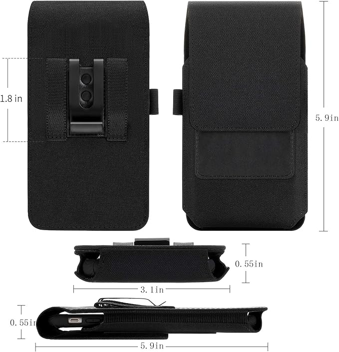 BECPLT Nylon Cell Phone Holster Case - Image 4