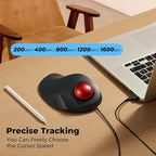 Wired Trackball Mouse for Large Hands, Ergonomic Design Reduces Wrist & Muscle - Image 5