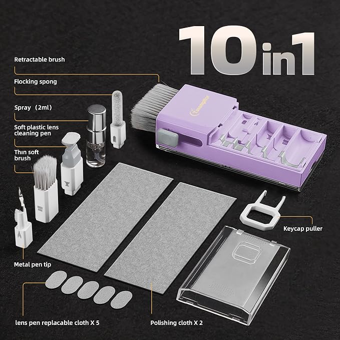 Laptop Screen Keyboard Cleaner Kit, All in 1 Electronic Cleaning Tool - Image 6