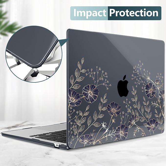 TWOLSKOO Compatible with M4 MacBook Air 13.6 inch Case 2025-2022 Release M4 - Image 6