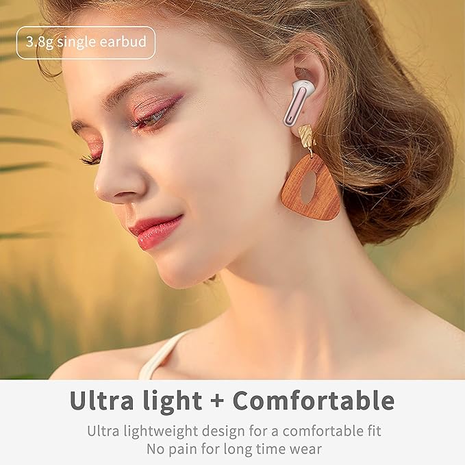 Wireless Earbuds, New Wireless Earphones HiFi Stereo Deep Bass 40H Playtime - Image 7