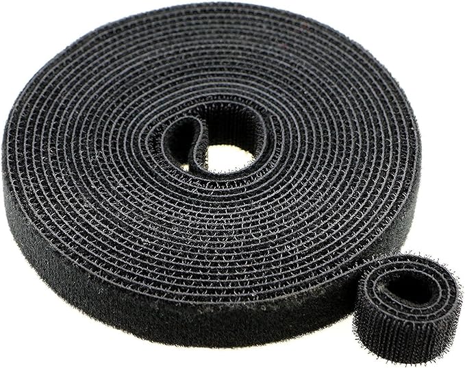 Pasow Fastening Tape Cable Tie Double Side Nylon Power Wire Management 3/4Inch - Image 3