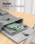 Nulaxy Dual Folding Cell Phone Stand, Fully Adjustable Foldable Desktop Phone - Image 5