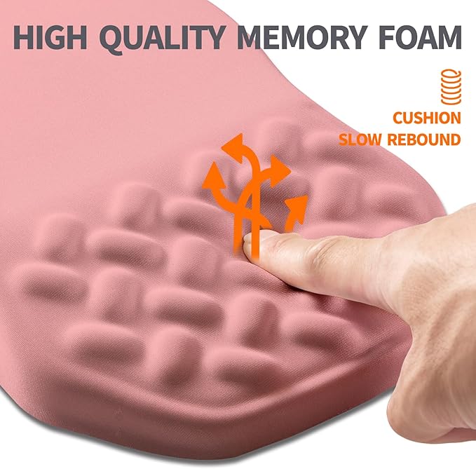 Ergonomic Slope Mouse Pad Wrist Support, Wrist Rest Mousepad - Image 2
